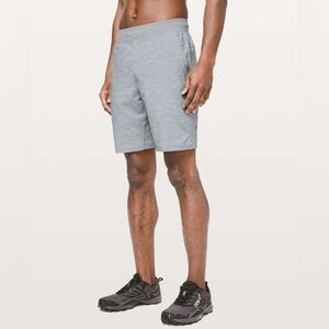 Men's Lululemon Gray Heather T.H.E. Athletic Active Workout Short Linerless 9"